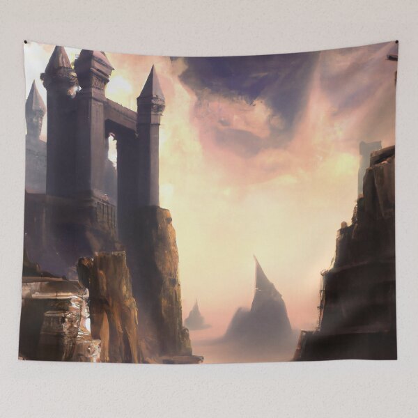 Item preview, A castle in the sky designed and sold by aryan-gallery.