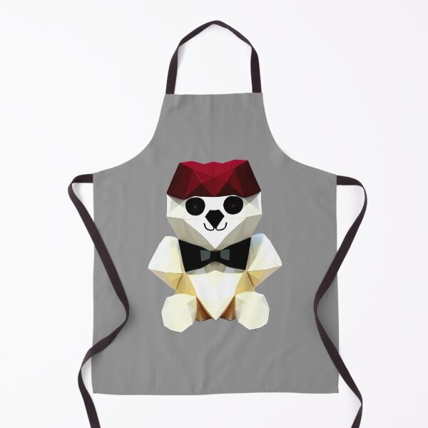 Item preview, White Teddy Bear With Black Bow Tie and Red Cap designed and sold by PolygonXYZ.