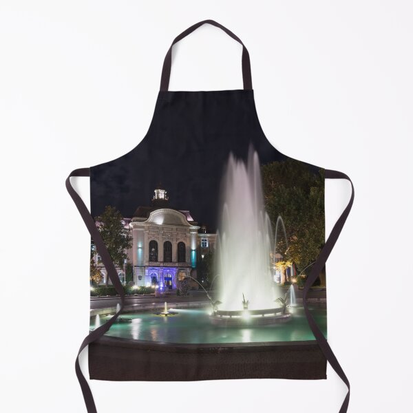 Item preview, Illuminated Pelican Fountain - Plovdiv Bulgaria Night Magic designed and sold by Georgia Mizuleva.