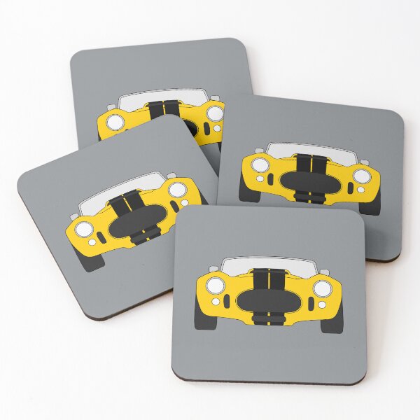Item preview, AC Cobra 427 Shelby Cobra yellow and black color designed and sold by EdimDesign.