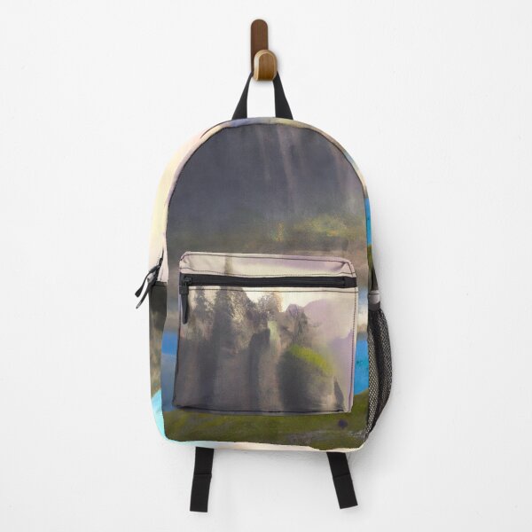 Item preview, A landscape with mountains and a river designed and sold by aryan-gallery.