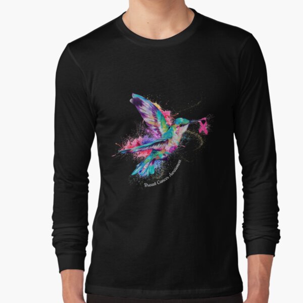 Hummingbird Holding Ribbon Rheumatoid Arthritis Awareness Shirt - TeeUni