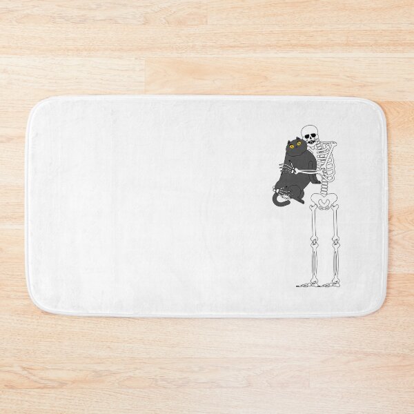 Item preview, Funny skeleton with a cat designed and sold by uni.
