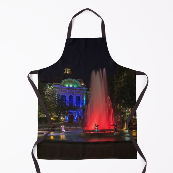 Item preview, Jewel Toned Pelican Fountain - Ruby Red Amber and Sapphire Blue designed and sold by Georgia Mizuleva.