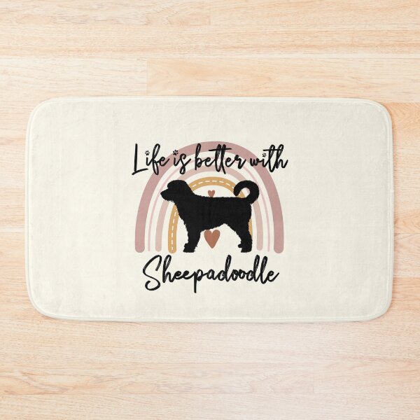 Item preview, Sheepadoodle Dog Rainbow Aesthetic Boho designed and sold by rafaeltto.