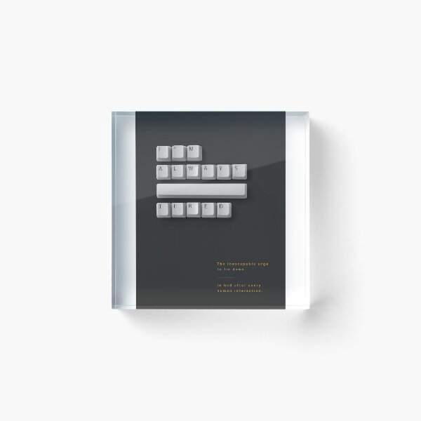 Item preview, I'm always tired — Poster designed and sold by Xira-X.