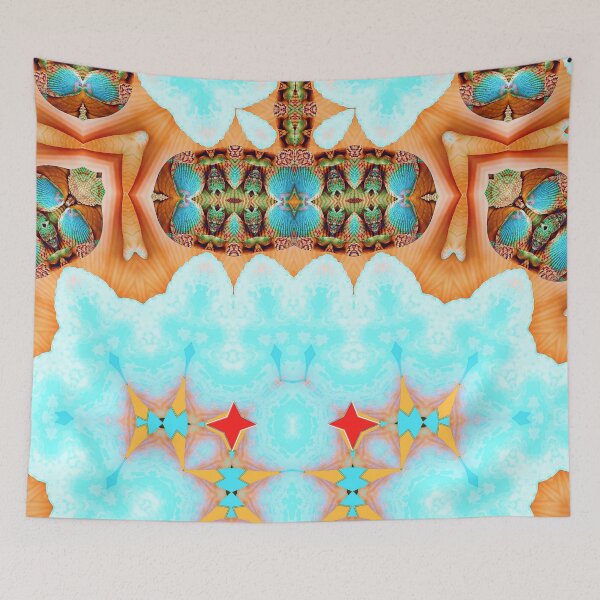 Item preview, HARMONIOUS COCKTAIL OF ARUBA SHELLFISH - UNFORGETTABLE ARUBA SOUVENIRS - ARUBA ISLAND PARADISE ABSTRACT GEOMETRIC PAINTING - ARUBA ABSTRACT FLAG INSPIRATION - ARUBA ONE HAPPY ISLAND. designed and sold by Ralek.