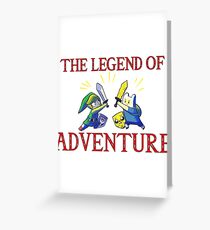 The Legend of Adventure Greeting Card