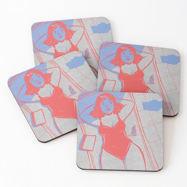 Item preview, Au bord de la piscine designed and sold by vinceleveque.