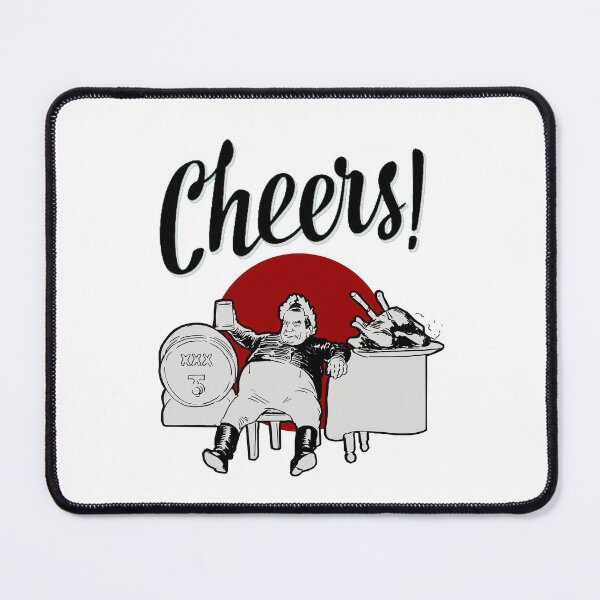 Item preview, Cheers!!! thanksgiving vintage comic dude! black - let the party begin! designed and sold by OptLuv.