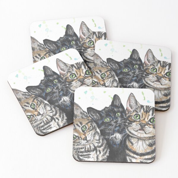Item preview, Three Kittens designed and sold by bethfrostart.