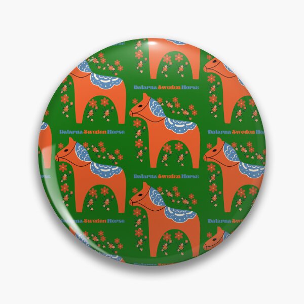 Item preview, Sverige Dala Dalarna Sweden Orange Horse designed and sold by Naomy-Designs.