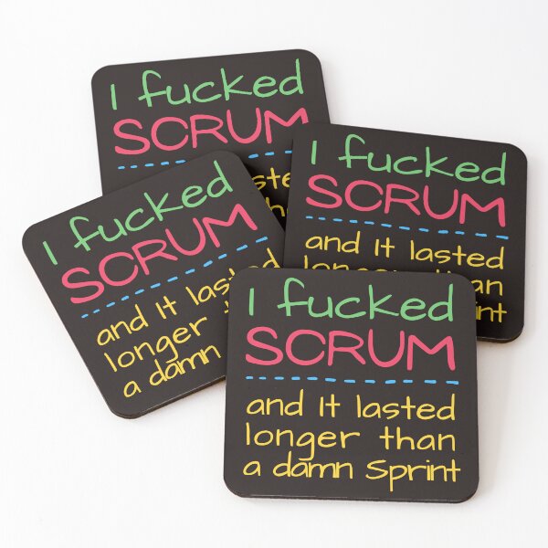 Item preview, Fucked SCRUM and it lasted longer than a damn sprint designed and sold by trendingatees.