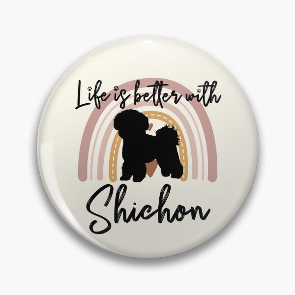 Item preview, Shichon Dog Rainbow Aesthetic Boho designed and sold by rafaeltto.