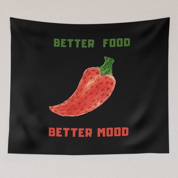 Item preview, Better Food Better Mood Capsicum Version designed and sold by netdota.