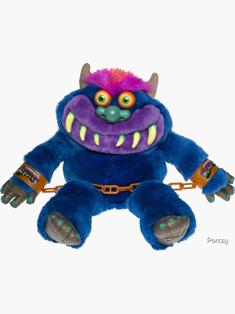 my little monster plush toy