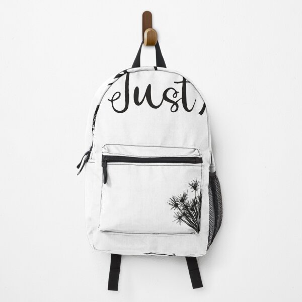 Item preview, Silueta de flor Just Breathe - negro designed and sold by Krista Robertson.