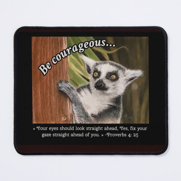Item preview, Be Courageous looks straight ahead | bible verse designed and sold by NathBros.