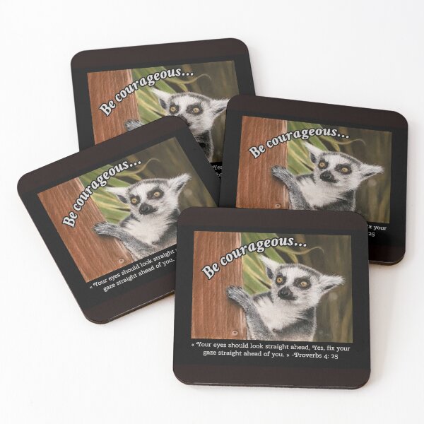 Item preview, Be Courageous looks straight ahead | bible verse designed and sold by NathBros.