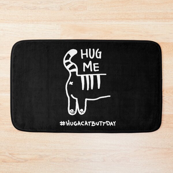 Item preview, Hug A Cat Butt Day (White) designed and sold by NovemberDekkers.