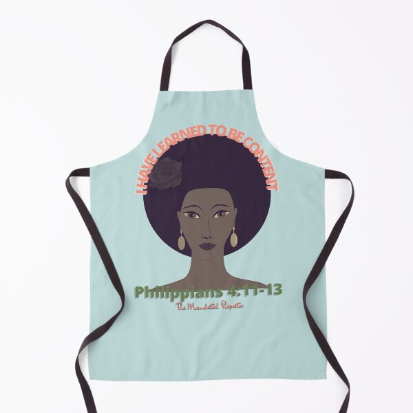 Item preview, I Have Learned to be Content KJV - Light Blue designed and sold by TheReporter1.
