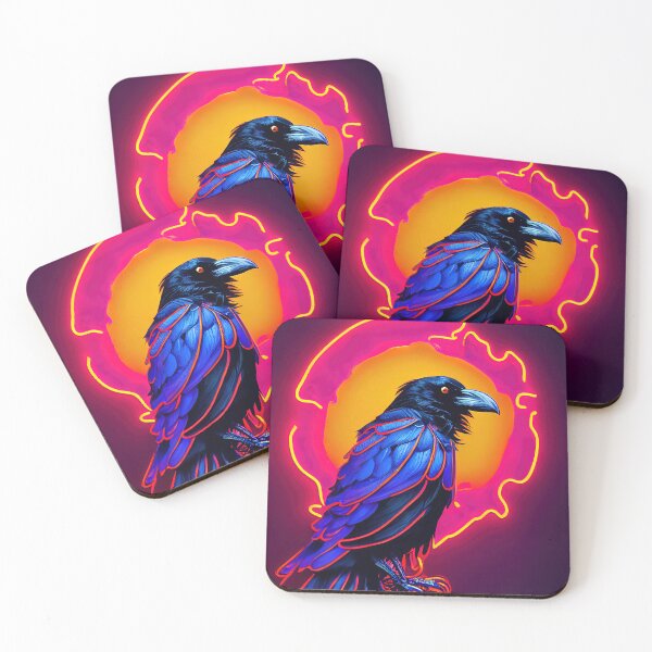Item preview, Raven Halloween Neon designed and sold by ComicsFactory.