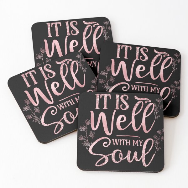 Item preview, It Is Well With My Soul | Christian Quotes  designed and sold by ModernStyleBoho.