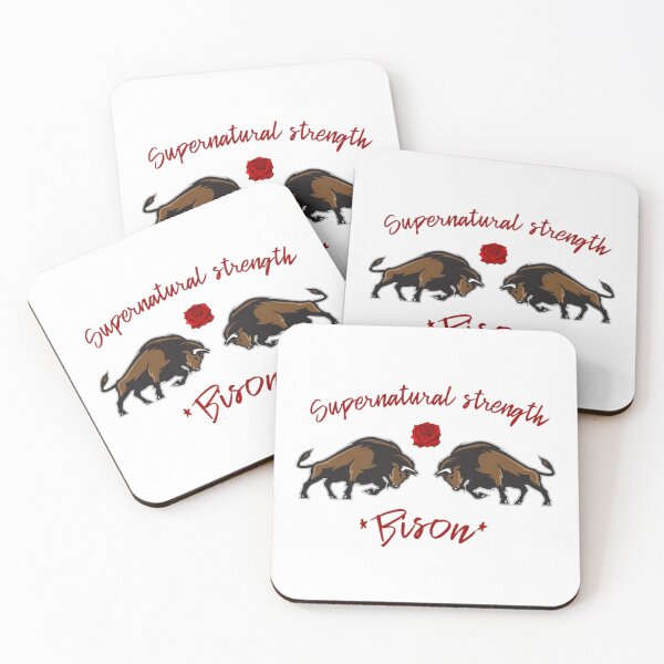 Item preview, Supernatural Strength Bison designed and sold by The best online style shop.