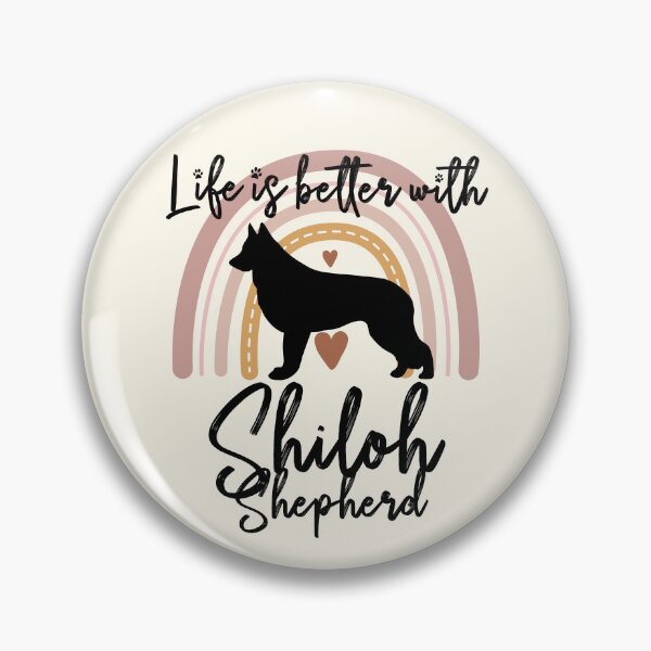 Artikelvorschau, Shiloh Shepherd Dog Rainbow Aesthetic Boho entworfen und verkauft von rafaeltto.