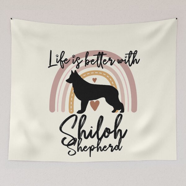 Item preview, Shiloh Shepherd Dog Rainbow Aesthetic Boho designed and sold by rafaeltto.
