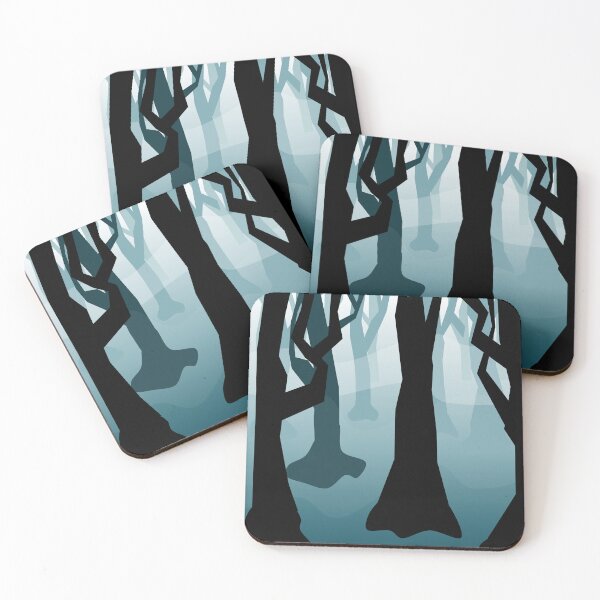 Item preview, Foggy Scary Spooky Night Forrest Trees designed and sold by Tchair70.