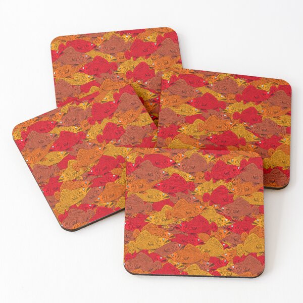 Item preview, Orange fish pattern designed and sold by Pahlaz.