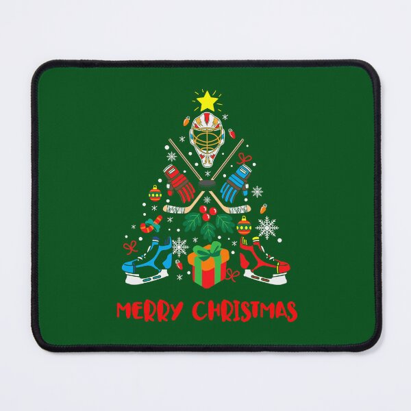 Item preview, merry Christmas Christmas tree hockey designed and sold by DesignsbyMona.