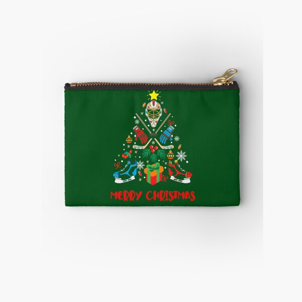 Item preview,  merry Christmas Christmas tree hockey   designed and sold by DesignsbyMona.