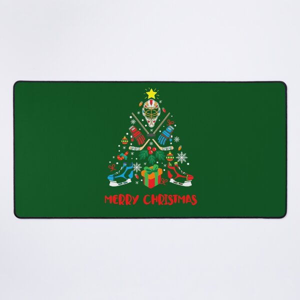 Item preview, merry Christmas Christmas tree hockey designed and sold by DesignsbyMona.