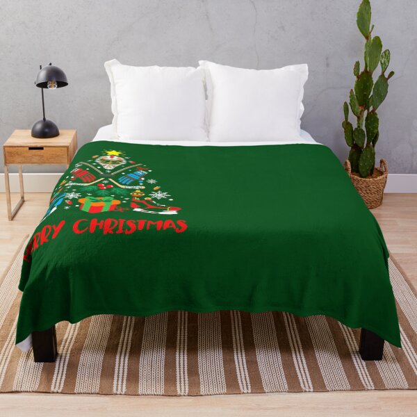 Item preview,  merry Christmas Christmas tree hockey   designed and sold by DesignsbyMona.