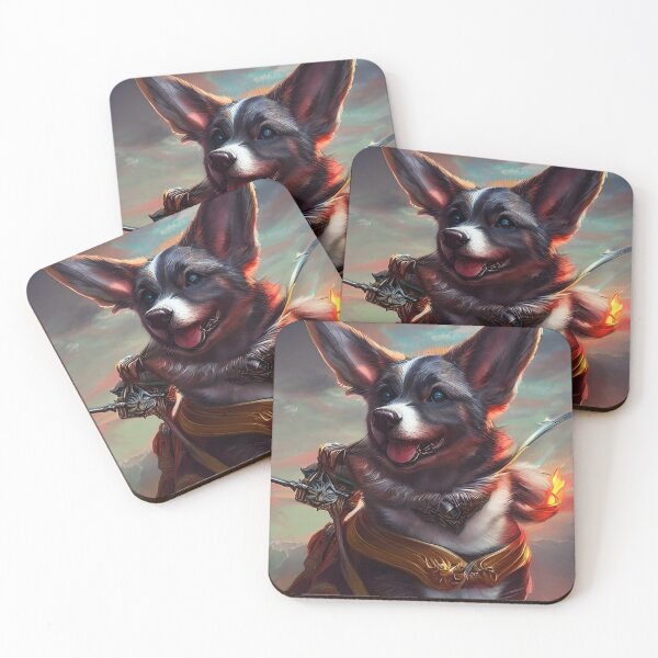 Item preview, AI Generated Art, War Corgi designed and sold by RabbitHoleMI.