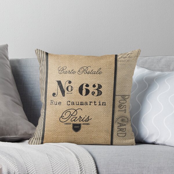 Item preview, Vintage Burlap Ticker Look Paris france designed and sold by Marcee Duggar.