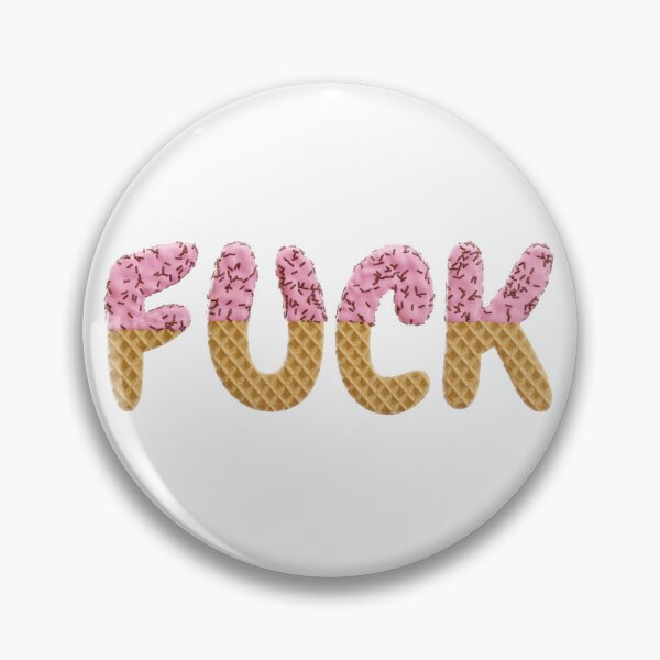 Item preview, Fuck | Ice Cream Waffle Cone Letters designed and sold by KinkShoppe.