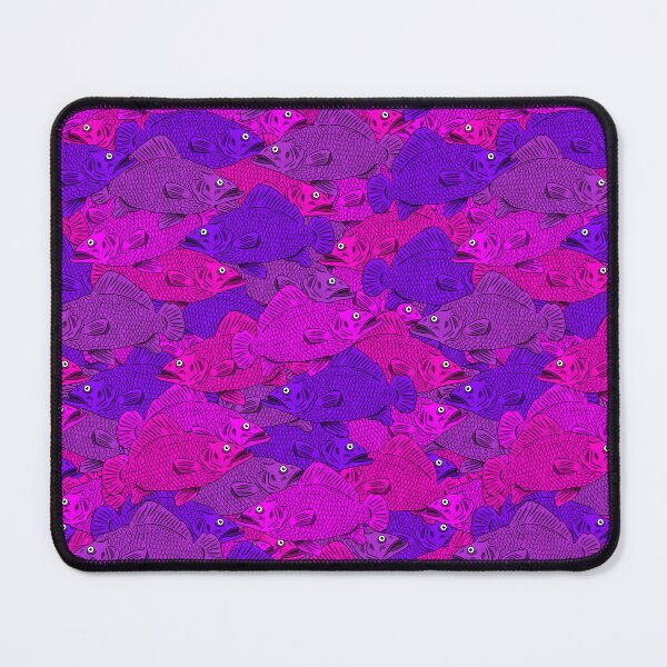 Item preview, Purple fish pattern designed and sold by Pahlaz.