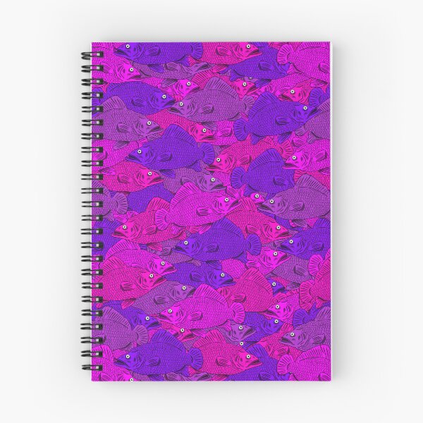 Item preview, Purple fish pattern designed and sold by Pahlaz.