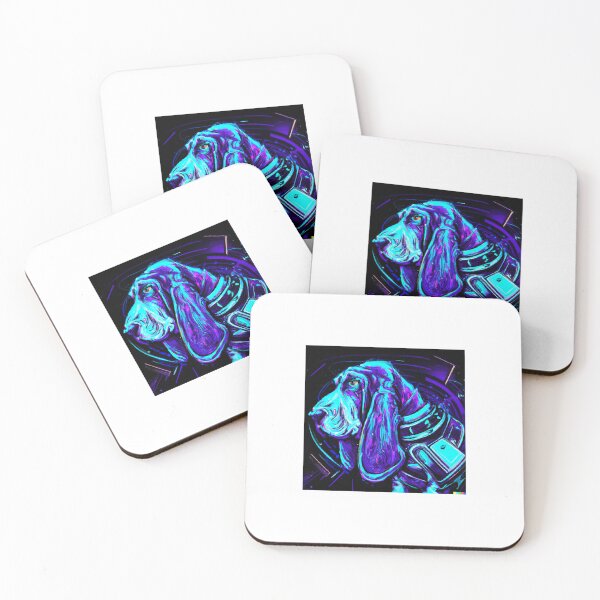 Item preview, Cyber Punk Basset designed and sold by GhostlierNation.