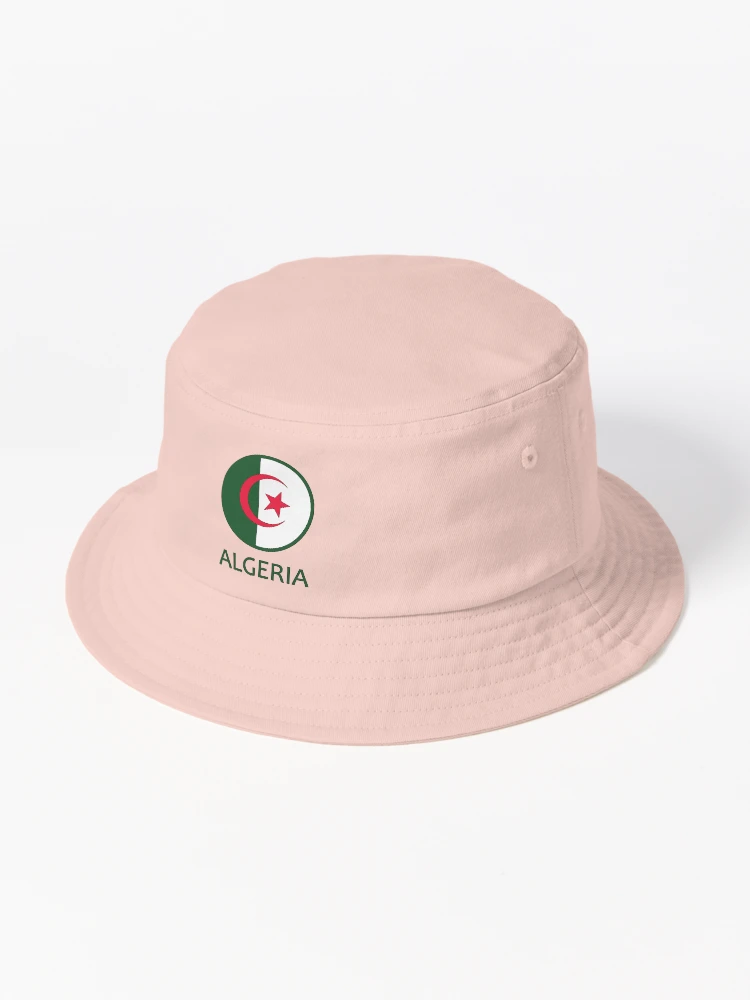 ハット Long Algerian Embroidery Bucket Hat 4 colors (4 colors) algeria