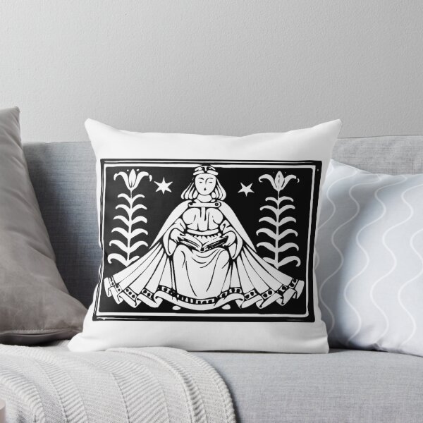 Item preview, Virgo the Virgin Maiden woodcut designed and sold by Pixelchicken.