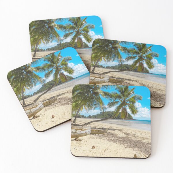Item preview, Tropical Island Palm Trees at a Beautiful Beach, Madagascar #1 designed and sold by Ocera-Photo.