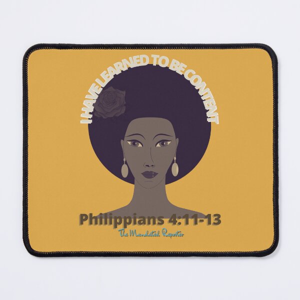 Item preview, I Have Learned to be Content KJV - Mustard designed and sold by TheReporter1.