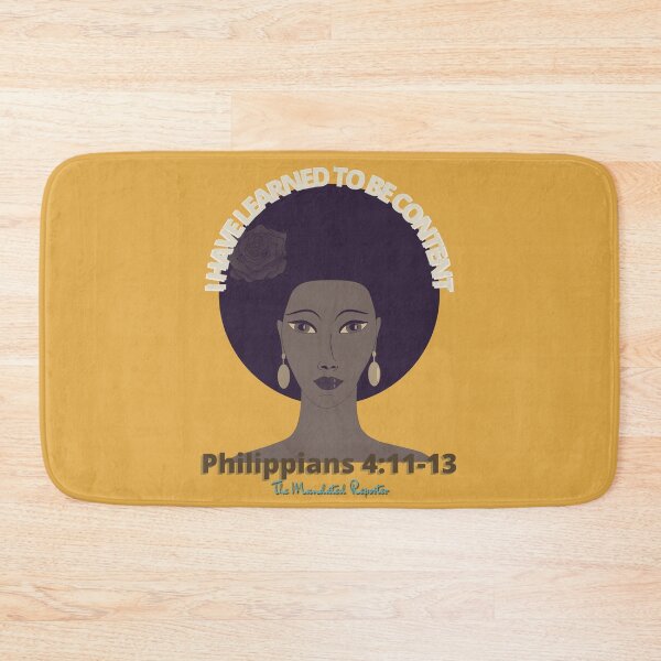 Item preview, I Have Learned to be Content KJV - Mustard designed and sold by TheReporter1.