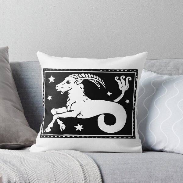 Item preview, Capricorn the Goat Woodcut designed and sold by Pixelchicken.