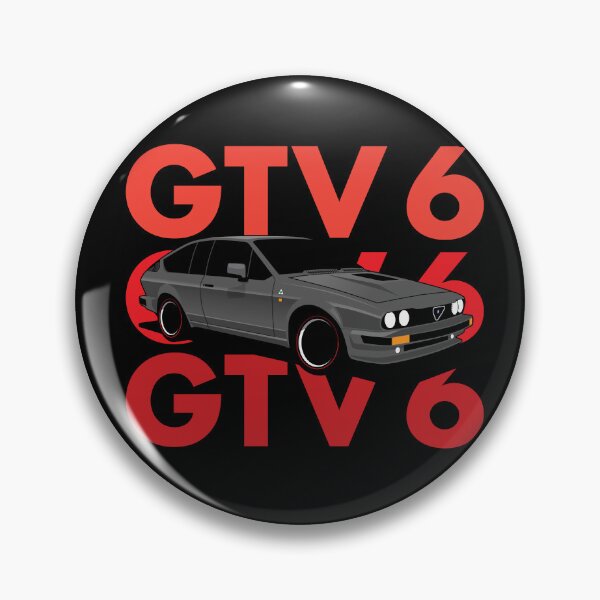Artikelvorschau, Alfa Rot Grau GTV6 Illustration entworfen und verkauft von blackdogshop.