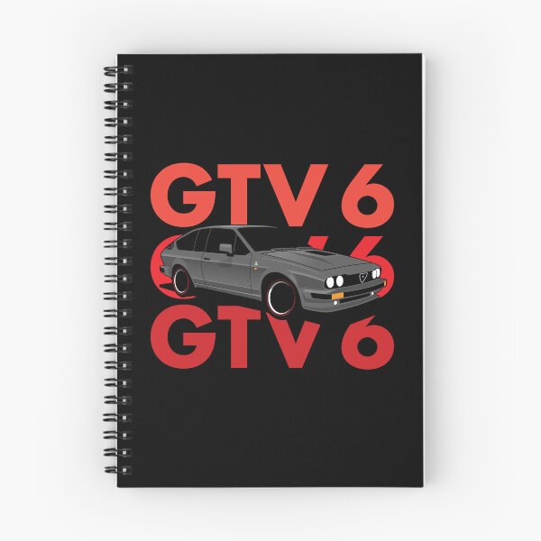 Item preview, Alfa Rojo Gris GTV6 Ilustración designed and sold by blackdogshop.
